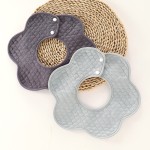 婴儿围兜供应商-男女婴棉质360度口水巾