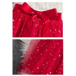 芭蕾舞裙生产厂家-精品女童薄纱舞裙星星装饰