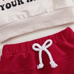 情人节套装供应商-2026情人节男童格纹运动服