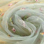 蓬蓬裙生产厂家-幼儿女童无袖绿色刺绣裙