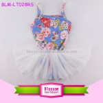 公主连体衣生产厂家-2023公主芭蕾短袖波点