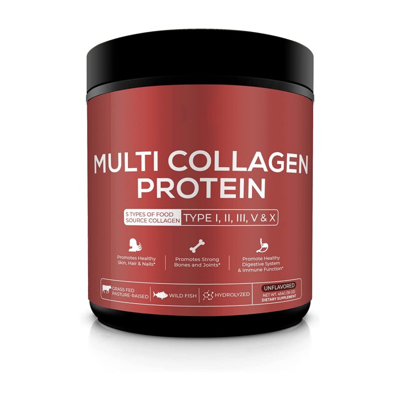 OEM Package Multi Collagen Protein Powder Food  Grade  Unflavored High Quality Wholesale Price Privide Energy