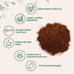 Mushroom Coffee Powder Instant Arabica Coffee Beans 10 in 1 Mushrooms Blending Lion's Mane Chaga Reishi Mushrooms Private Label