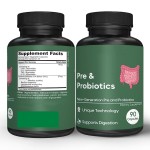 Provide Oem Package Wholesale Price Pre & Probiotics Tablets boost Support Immune System Digestion and Gut Health