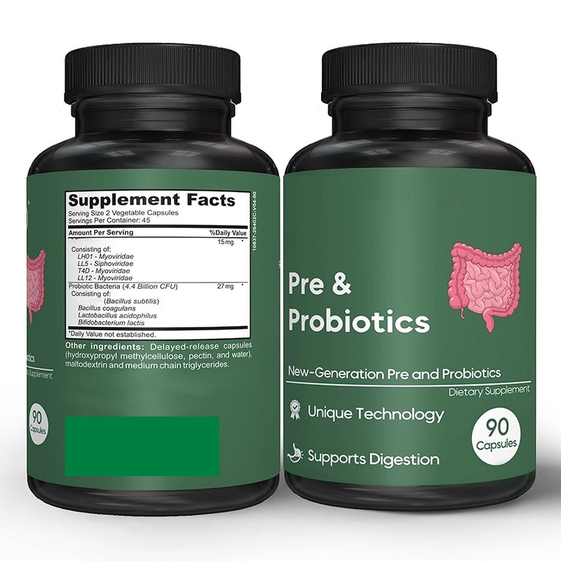 Provide Oem Package Wholesale Price Pre & Probiotics Tablets boost Support Immune System Digestion and Gut Health
