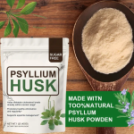 OEM High Quality Psyllium Husk Powder Wholesale Best Price Water Soluble Fiber Psyllium Seed Husk Powder