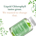 Private Package Chlorophyll Gummies Green apple Flavor Nutrition Support  Supplement for Skin Low Sugar