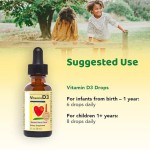 OEM Package Health Support Vitamin D3 Drops for Kids Supplements Natural Berry Flavor Immunity and Bone Support  Private Labels