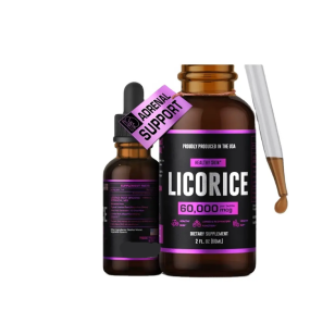 Private Label Licorice Drops 60ml Premium Quality Pure Licorice Root Rich in Antioxidants Lung Support