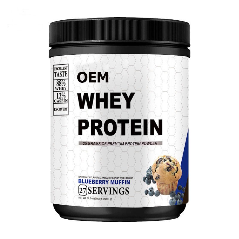 Factory Wholesale OEM BLUEBERRY MUFFIN WHEY Protein Powder Whey Protein Nutritional Supplements