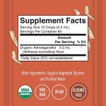 OEM Package 30ml Ashwagandha Drops Organic Pure Ashwagandha Root Drops Natural Health Supplement Vegan