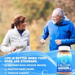OEM Calcium Gummies for Healthy Ocean Algae Calcium with D3 K2 Good Supplement Orange Flavor