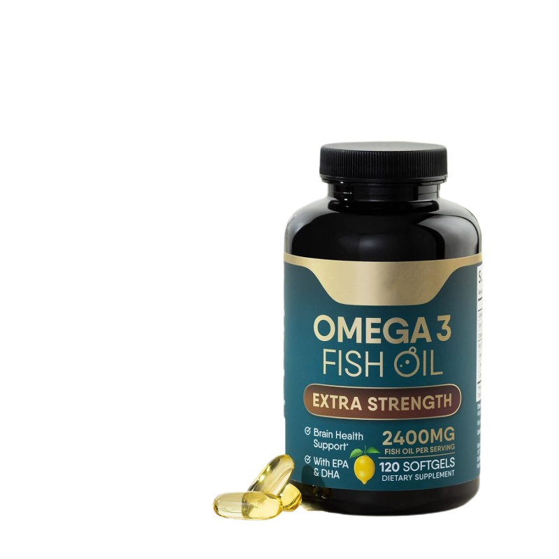 Omega 3 Fish Oil Softgels Capsules Private Label Full of DHA EPA Omega 3 Softgel OEM Package
