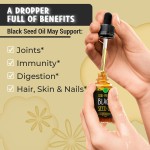 100% Cold Pressed Black Seed Oil Drops Natural Sugar Free Immune Support Pure Turkish Black Seed Oil OEM Package