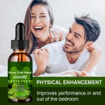 OEM Label Horny Goat Weed Drops 6000mg boost Organic Male Supplement Natural Epimedium Liquid Drops Energy Boost