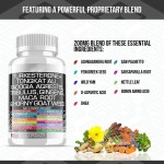 Tongkat Ali Capsule with Maca and Ginseng  Organic Men Health Supplement Natural Herbal Capsules Energy Boost Private Package