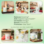 Super Greens Powder Natural Greens Supplement Watermelon Flavor Supports Healthy Weight OEM Package