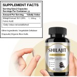 Private Brand Shilajit Capsules for Men's Health Supplement Pure Shilajit Extract 10:1 Male Best Booster