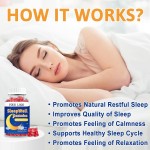 OEM Package Sleep Well Gummies for Sleep Recovery Raspberry Flavor Sugar Free Melatonin Gummies Health Supplement Vegan
