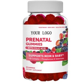 Private Label Vitamin B Group Gummies Multivitamin Gummies  Vitamins B12 Supplement Support Mom and Baby