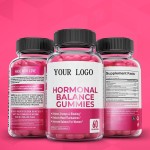 Female Hormonal Balance Gummies for Women with Dong Quai and Vitamin B6 Sugar Free Health Supplement Vegan Private OEM Package