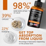 OEM Package Health Support Vitamin K2+D3 Drops Supplements Formulated with Coconut Oil Immunity Support Private Labels