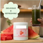 Super Greens Powder Natural Greens Supplement Watermelon Flavor Supports Healthy Weight OEM Package