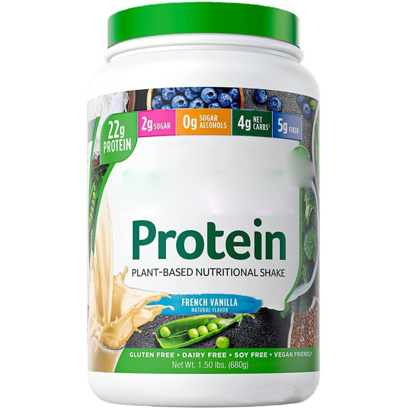 OEM Hot Sales Food Supplement Organic Vegan Pea Protein Blend Soy Protein Isolate Plant Based Protein Powder