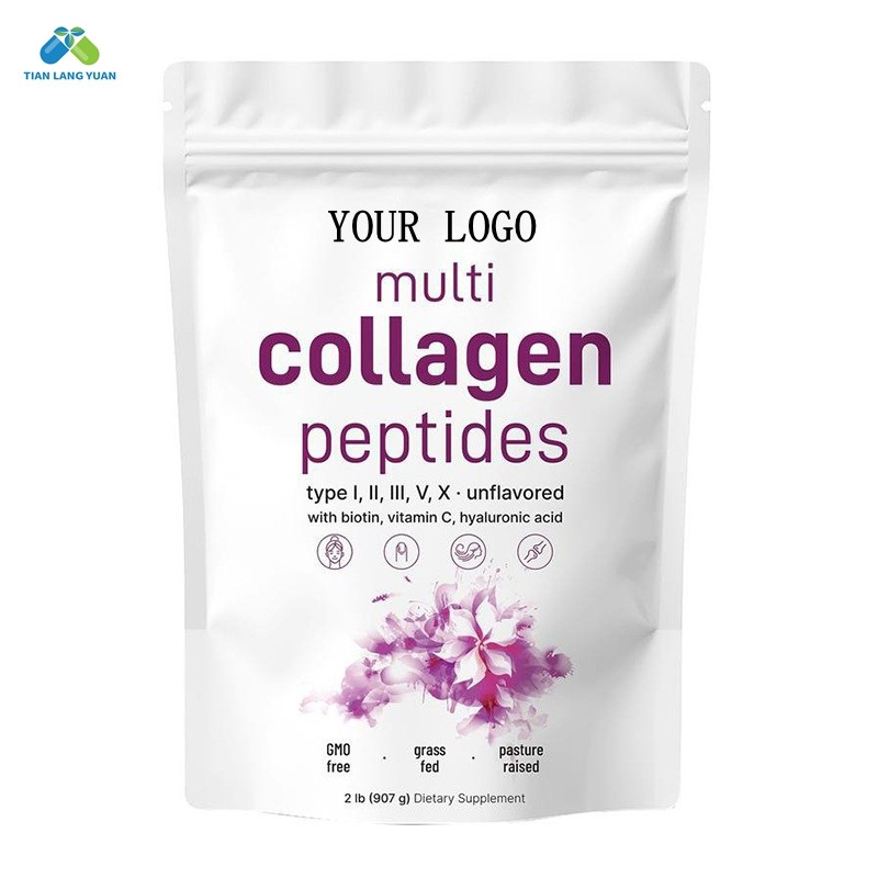 OEM Package Multi Collagen Peptides Powder High Quality Wholesale Price Privide Energy