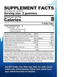OEM Calcium Gummies for Healthy Ocean Algae Calcium with D3 K2 Good Supplement Orange Flavor