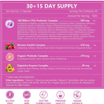 Private Package Probiotics Capsules Probiotics for Women Support UTI Health Immune System Capsules Enzymes & Prebiotics