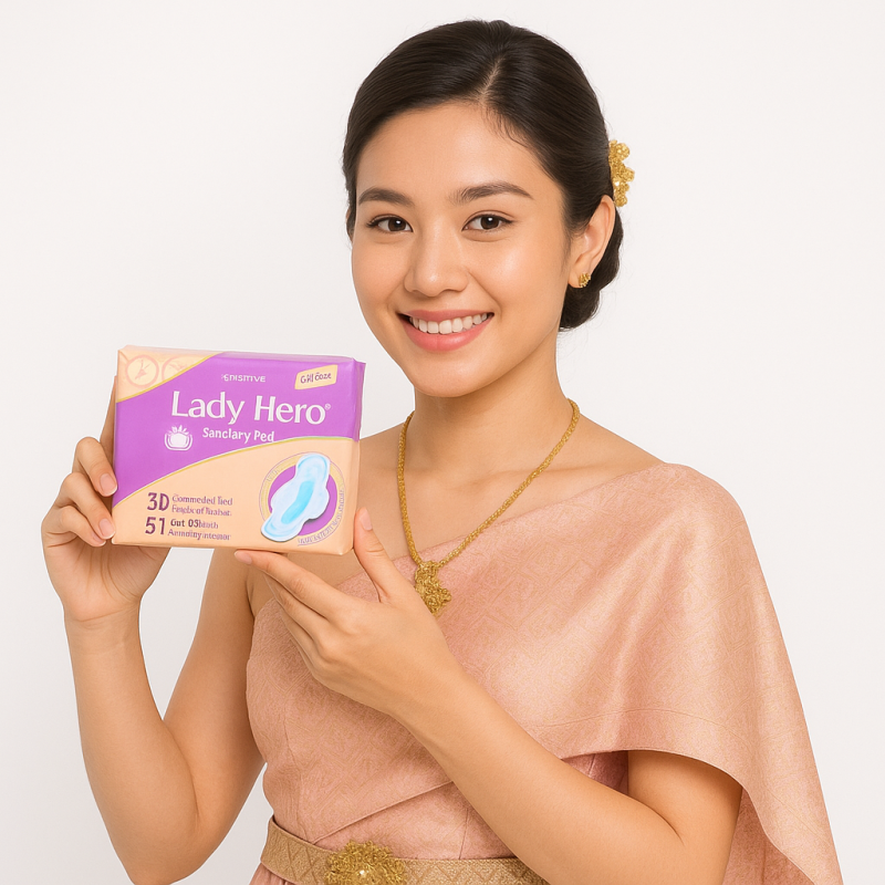 卫生巾工厂 - 可定制透气护翼卫生巾