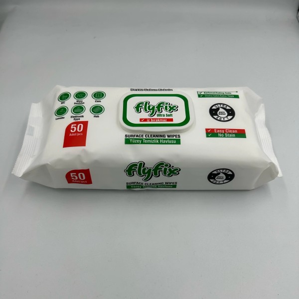 清洁湿巾工厂 - 表面清洁50片代工