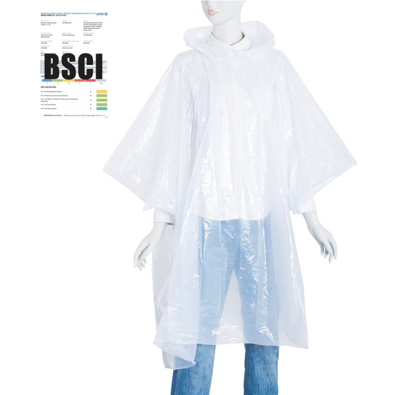 Rain Poncho Manufacturer - Wholesale Custom Logo Biodegradable