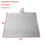 雨披生产厂家 - 成人PE透明一次性