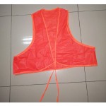 安全背心工厂 - 库存橙色PVC安全背心