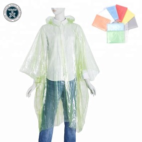 Rain Poncho Factory - Disposable PE Hooded Raincoat