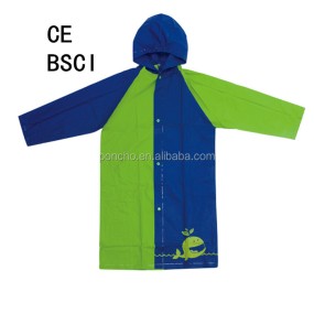 Rain Poncho Factory - Wholesale PEVA Children Rain Poncho