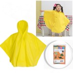 Rain Poncho Manufacturer - OEM PVC Children Poncho Logo