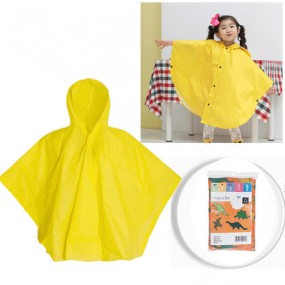 Rain Poncho Manufacturer - OEM PVC Children Poncho Logo