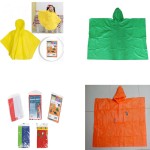 Rain Poncho Manufacturer - OEM PVC Children Poncho Logo