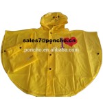 Rain Poncho Manufacturer - OEM PVC Children Poncho Logo