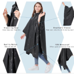 雨披工厂 - BSCI工厂通用黑色定制