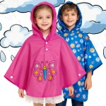 Rain Poncho Factory - Cartoon Kids Plastic Poncho