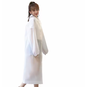 Rain Poncho Manufacturer - Reusable EVA Hooded Long Clear