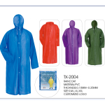 雨披工厂 - PVC塑料雨披ROHS代工