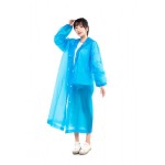 Rain Poncho Manufacturer - Reusable EVA Hooded Long Clear