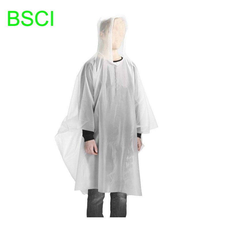 Rain Poncho Manufacturer - BSCI Factory EVA Raincoat Adult