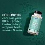 Hair Skin Nails Supplement High Potency for Healthy Hair White Light Skin Vitamins Biotin Capsules
