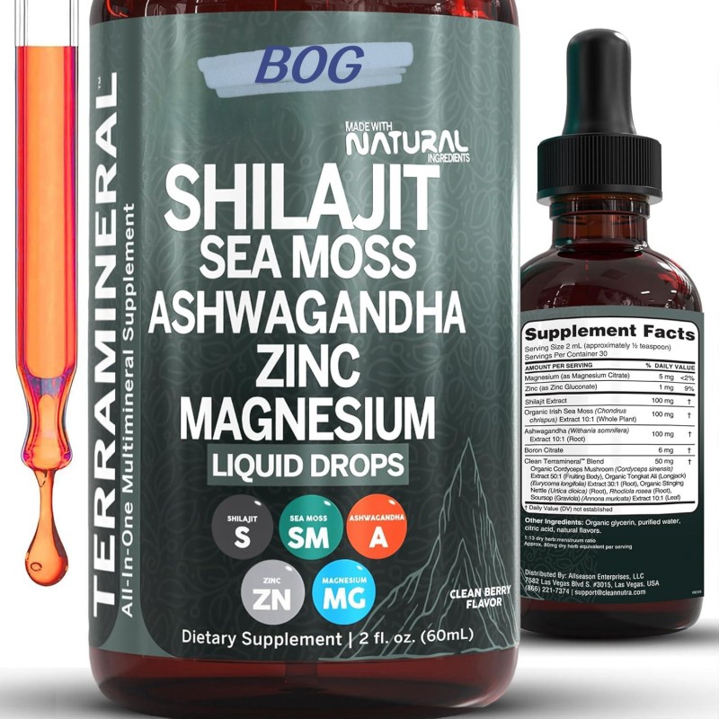 OEM/ODM Himalayan Pure Shilajit Liquid Drops with 50% Fulvic acid